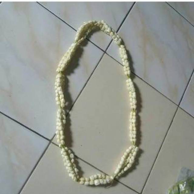 Kalung melati asli pengantin