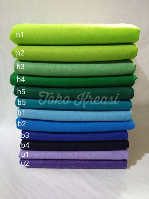 Kain flanel Taiwan ukuran +- 50cm x 30cm