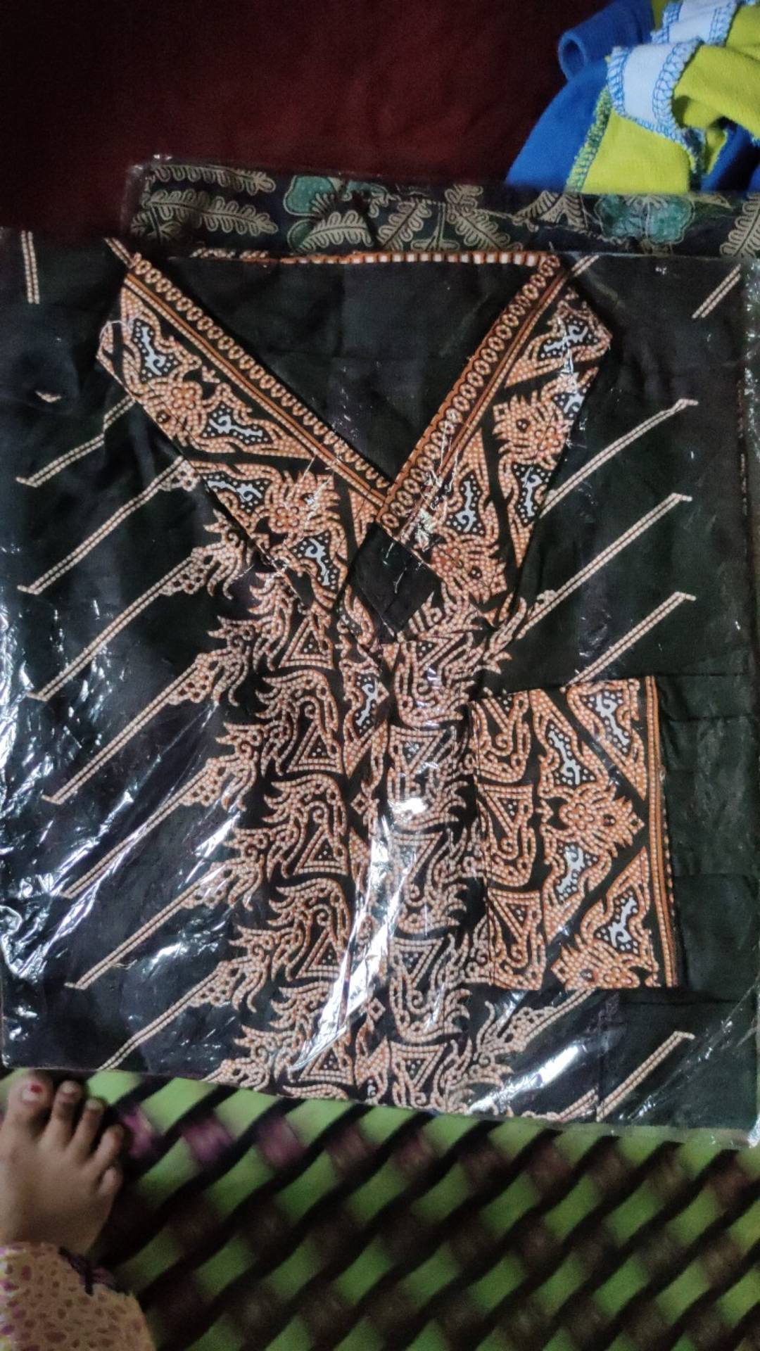 Belanja Dari Rumah | Baju Seragam Kemeja Batik Pria Lengan Panjang Gus Azmi Syubbanul Wathon Tulis
