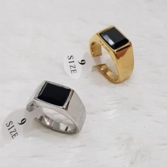 OP - Cincin Pria Titanium / Cincin Emas Pria / Cincin Aksesoris Pria / Cincin Titanium Anti Karat