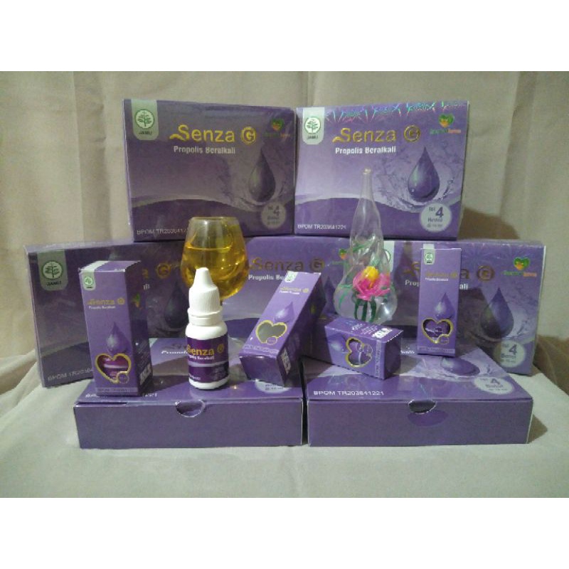 Senza G / Xenza Gold, BPOM original propolis beralkali, mineral alkali.