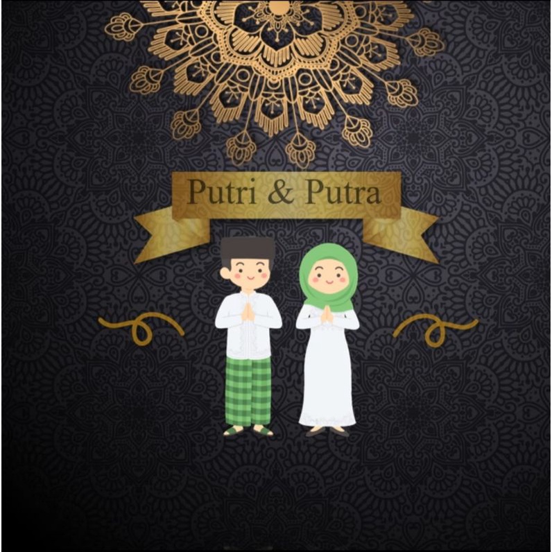 Undangan Digital Video Pernikahan Cantik | Undangan Digital Video Pernikahan Karakter | Video Undang