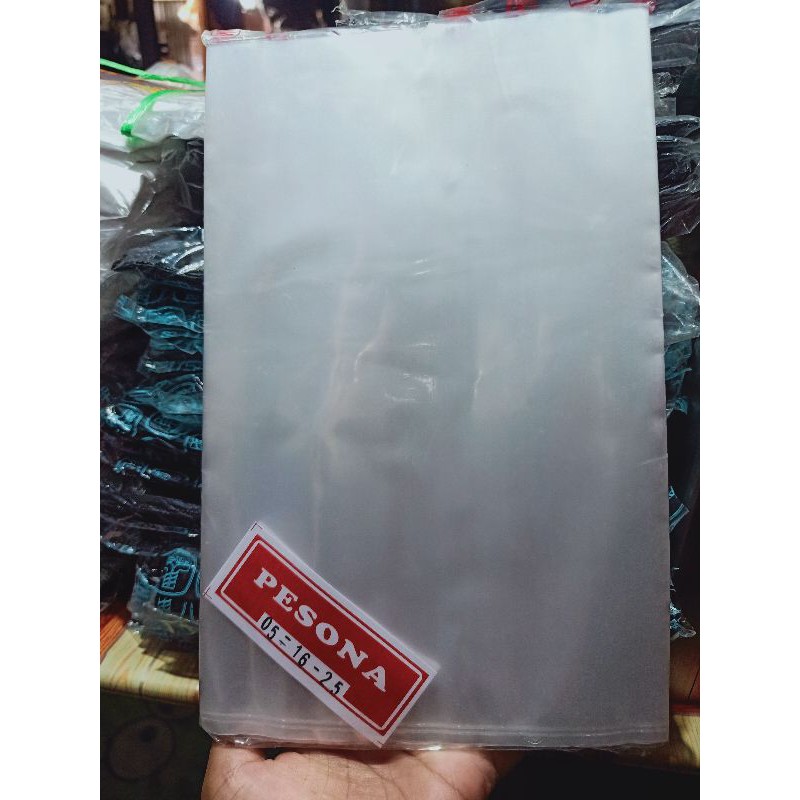 Plastik PP tebal 13x25x05 ,15x25x05, 16x25x05, 25x55x05 @250gr