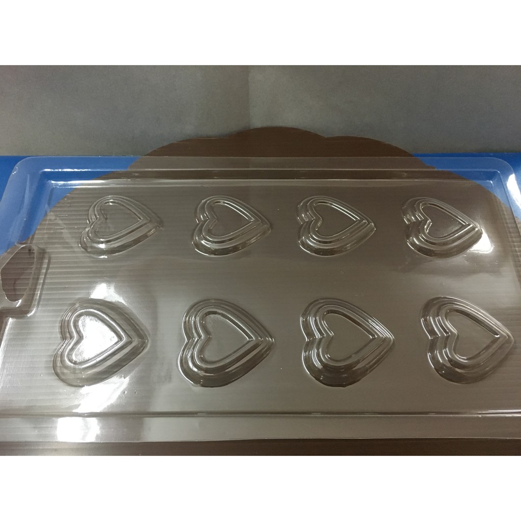 Cetakan Coklat Mika Hati (Love)