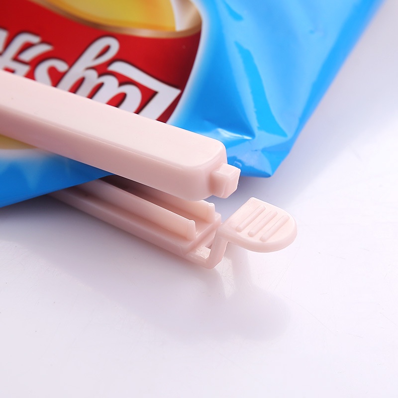 5pcs / Set Klip Penyegel Kantong Plastik Makanan / Snack 2 Ukuran