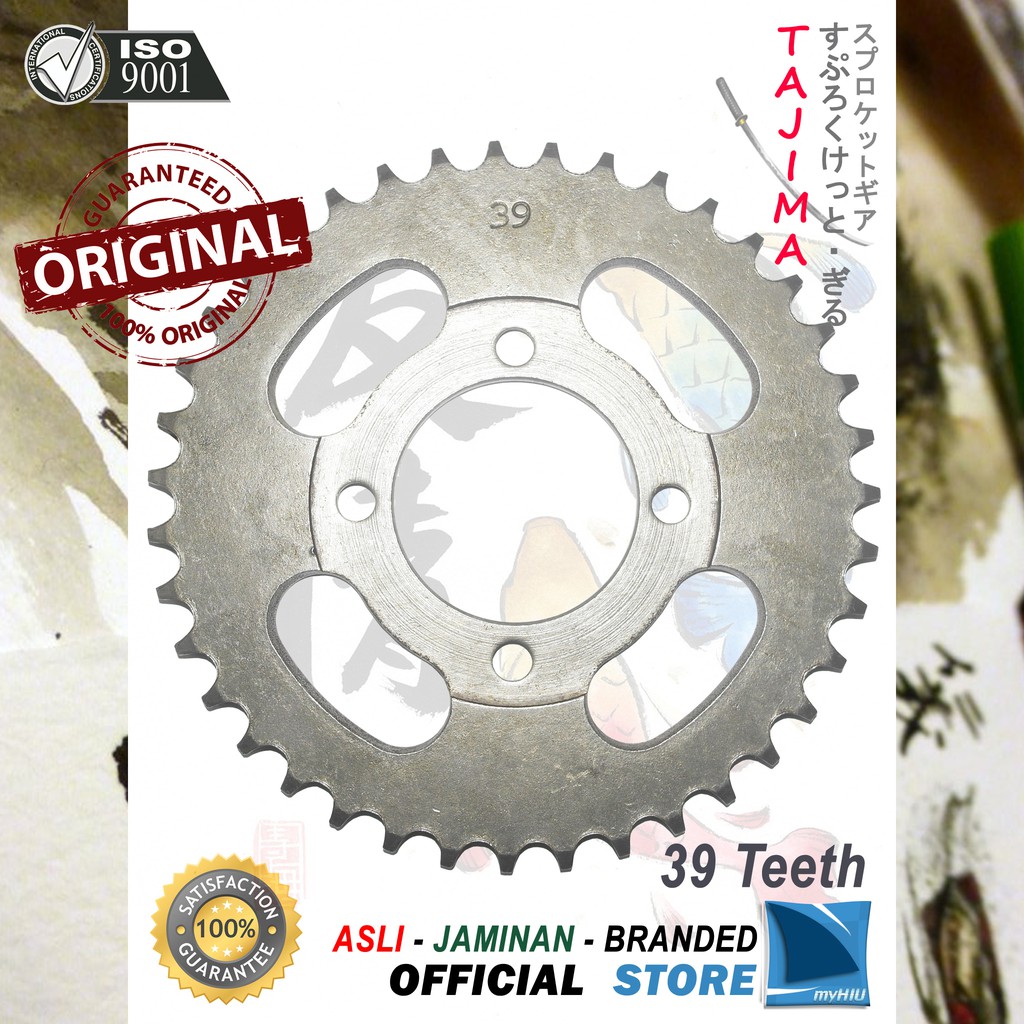 Gigi Tarik 28T ~ 39T HONDA Prima, Grand, Win Gir Belakang - Rear Sprocket Gear TAJIMA