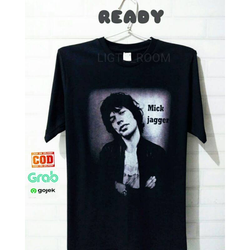 KAOS MUSIK MICK JAGGER/TSHIRT PREMIUM/KAOS BAND/ KAOS MUSIK GNR/COD