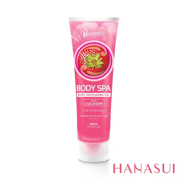 Hanasui Body Spa Exfoliating Gel Series Perontok Daki