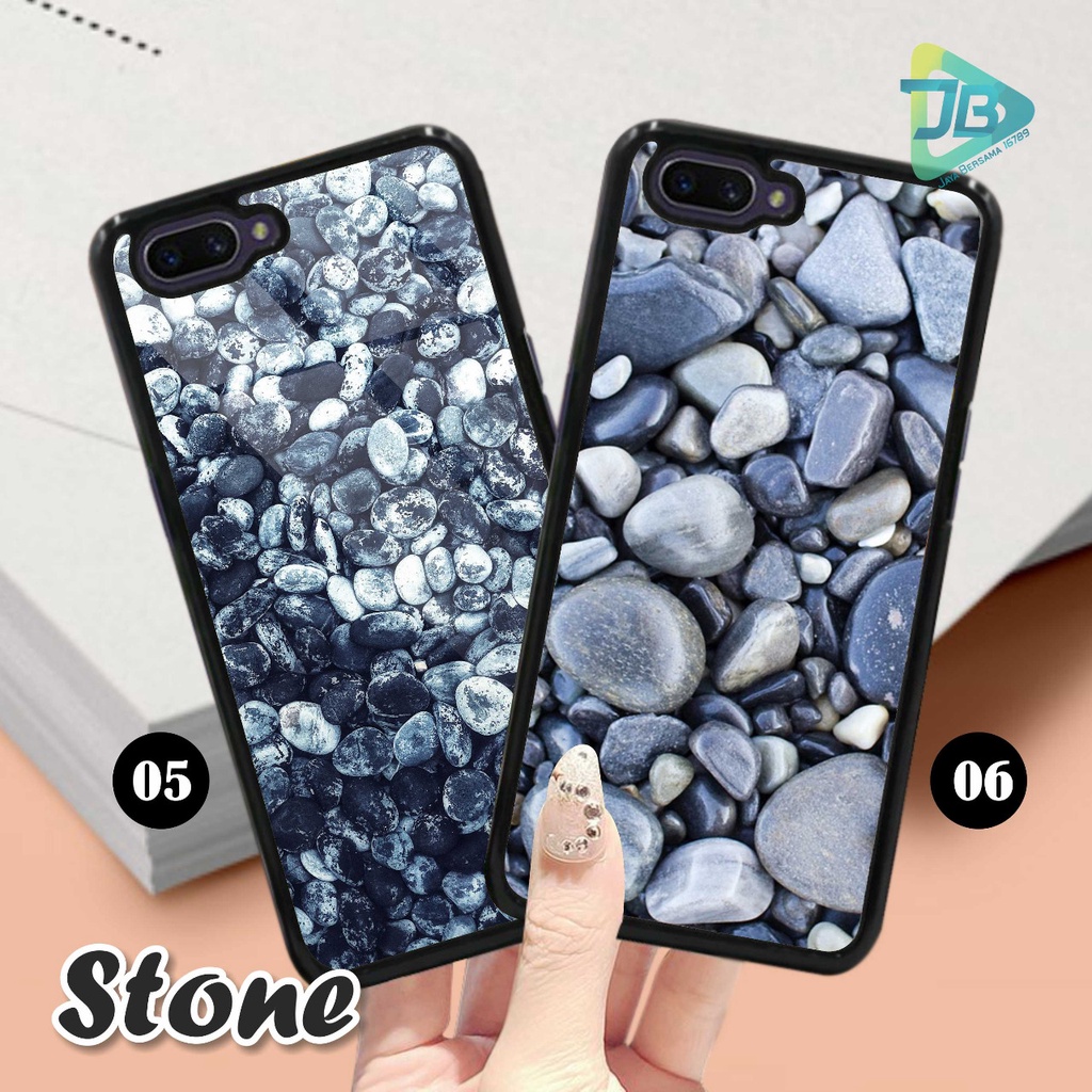 HARDCASE 2D GLOSSY STONE OPPO VIVO XIAOMI SAMSUNG REALME IPHONE ALL TYPE JB4699