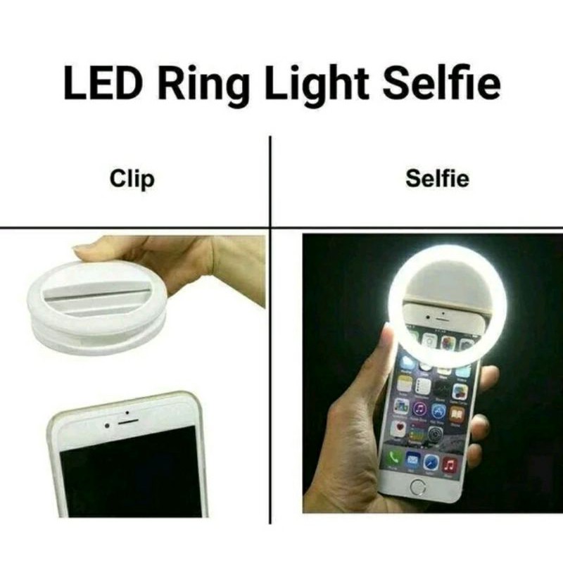 RING SELFIE LED portable / LAMPU SELFIE LED / RING LIGHT SELFIE