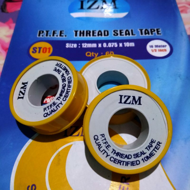 

isolatip isolatif isolasi seal tape sealtape 10 m 1/2 inci