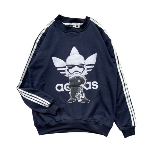 Jaket Sweater Crewneck ADDS X STARWARS – Navy Edition Fashion Trendy Casual Pria Good Brand Quality