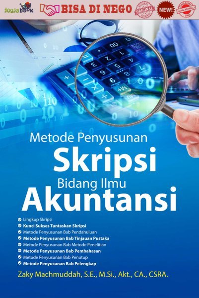 Buku Metode Penyusunan Skripsi Bidang Ilmu Akuntansi