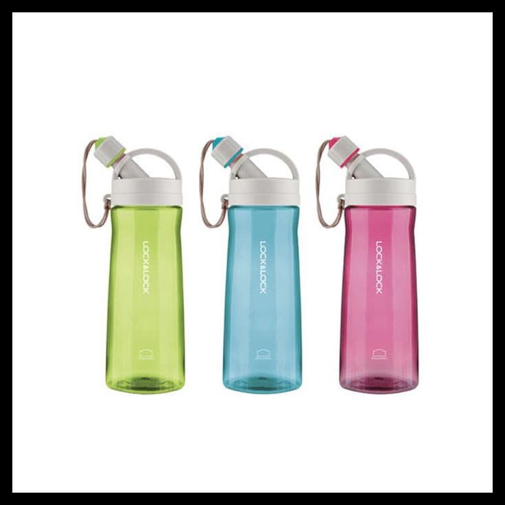UQ03 LOCK&LOCK BOTOL AIR MINUM WATER BOTTLE 1.3L WITH HANDLE HLC953PIK BWUV