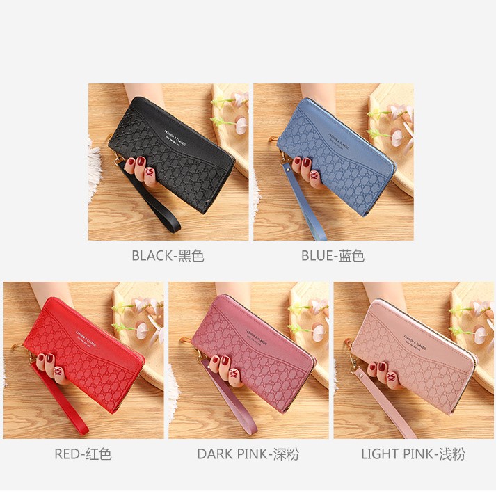 #LC-Wallet WD1634 Dompet Panjang Wanita Dompet Korea Style