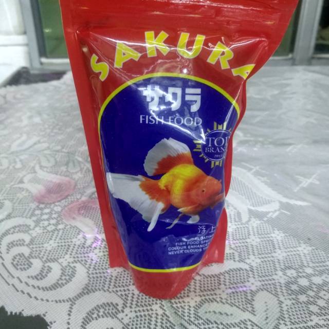 

Pakan ikan hias sakura