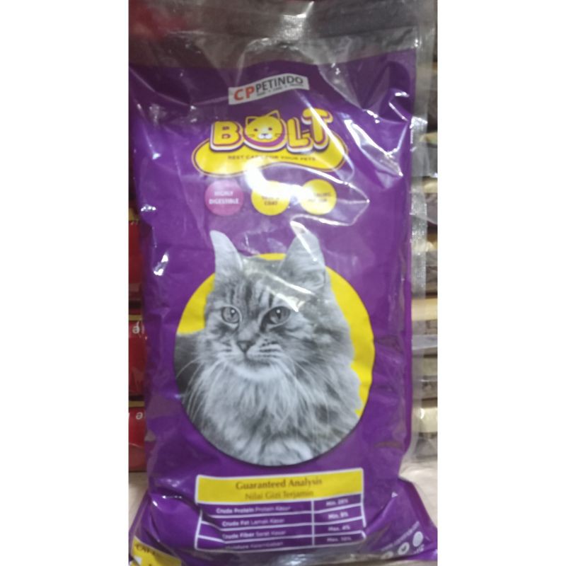 BOLT 500gr Makanan Kucing Kering Repack Murah