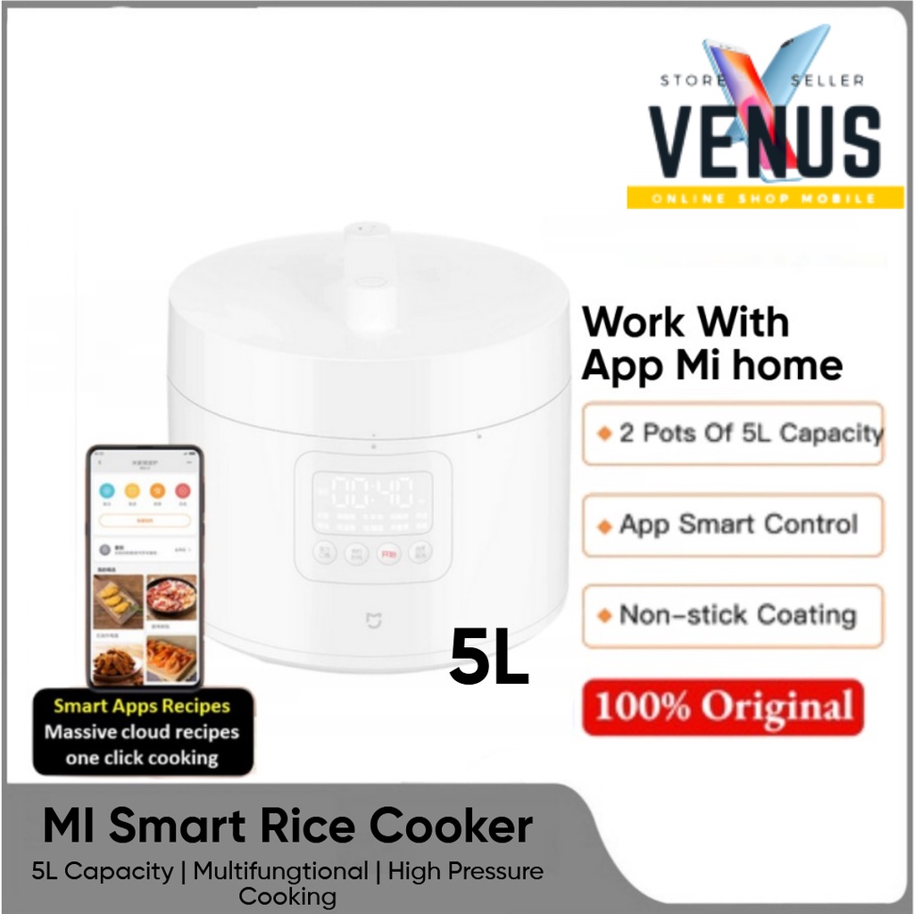 MI Mijia Pressure 5L Electric Rice Cooker Smart Penanak nasi pintar