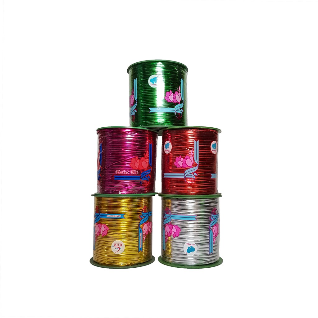 

OKB Pita Kawat Twister Roll Besar Lilit Metalik Souvenir Twist Tie