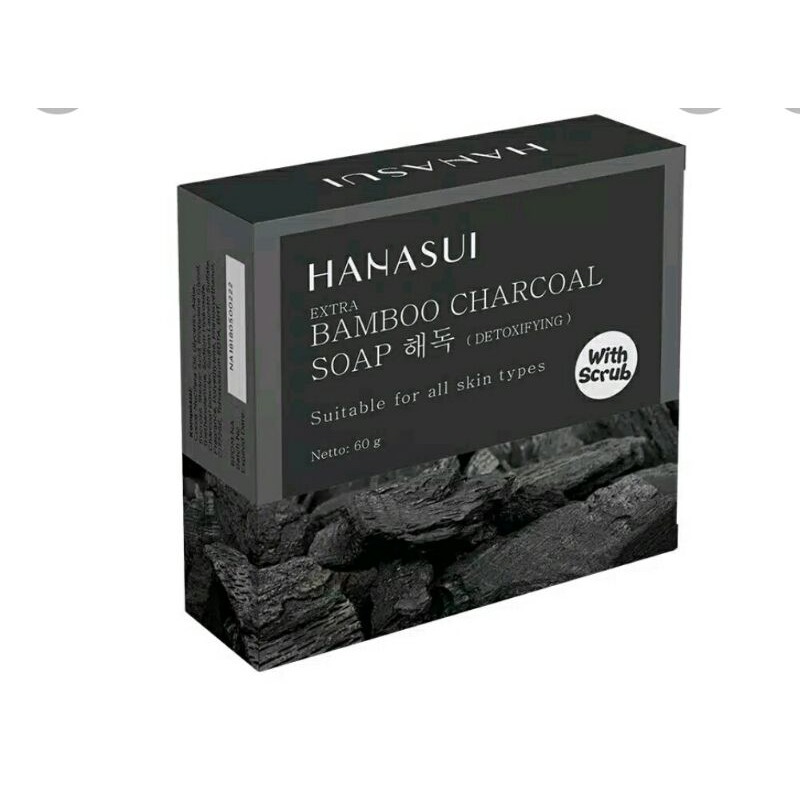 Sabun Bamboo Charcool Soap Hanasui 60 gr