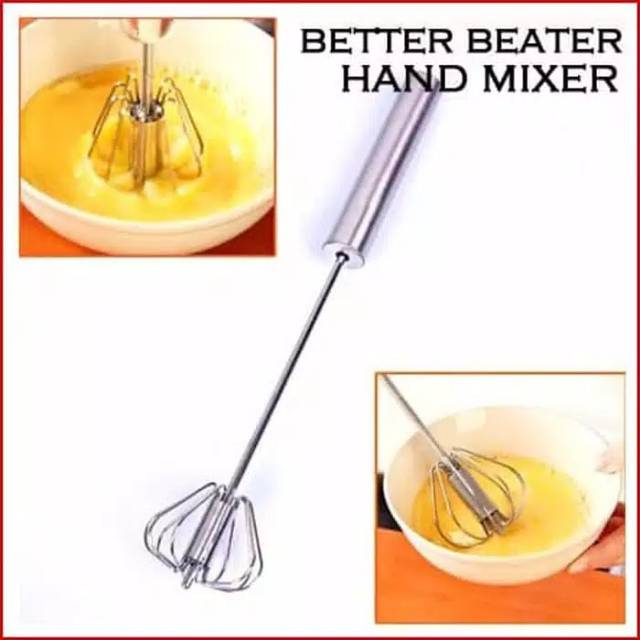 Better beater | hand mixer mini manual tanpa listrik