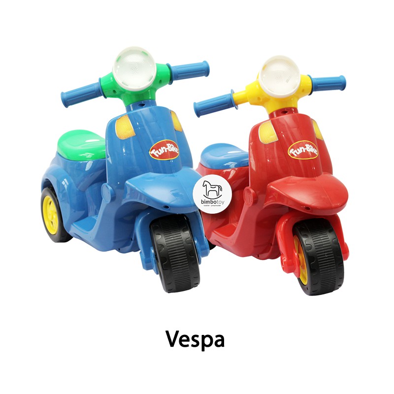 Bimbozone - Mainan Anak Motor motoran Toy Vehicle - Fun Bike VESPA BEKO