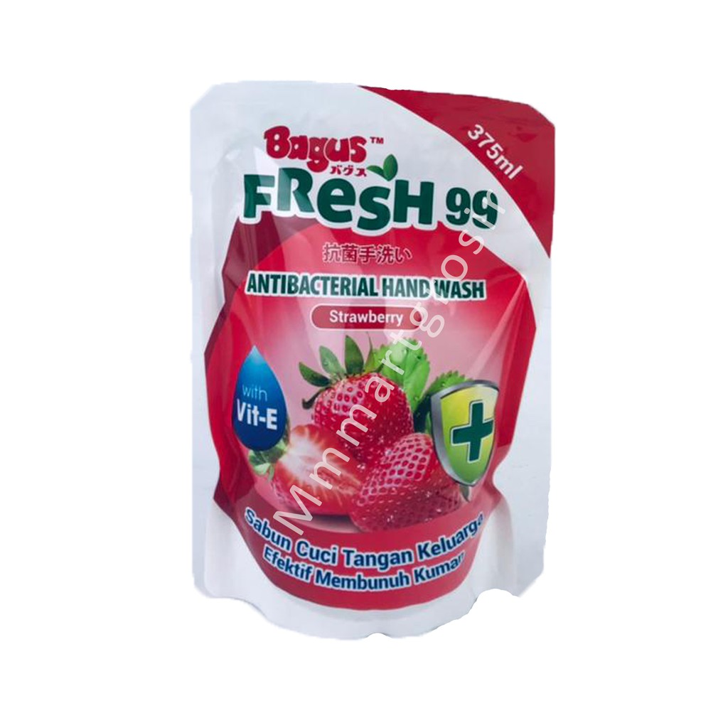 Bagus Fresh99 / Hand Wash Strawberry / Sabun Cuci Tangan / 375ml