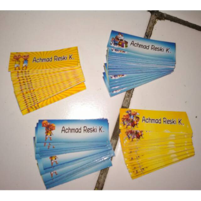 

Stiker nama upin ipin