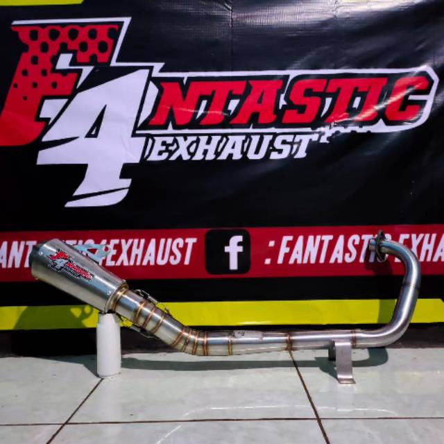 Knalpot original fu porting 155cc dan 200cc