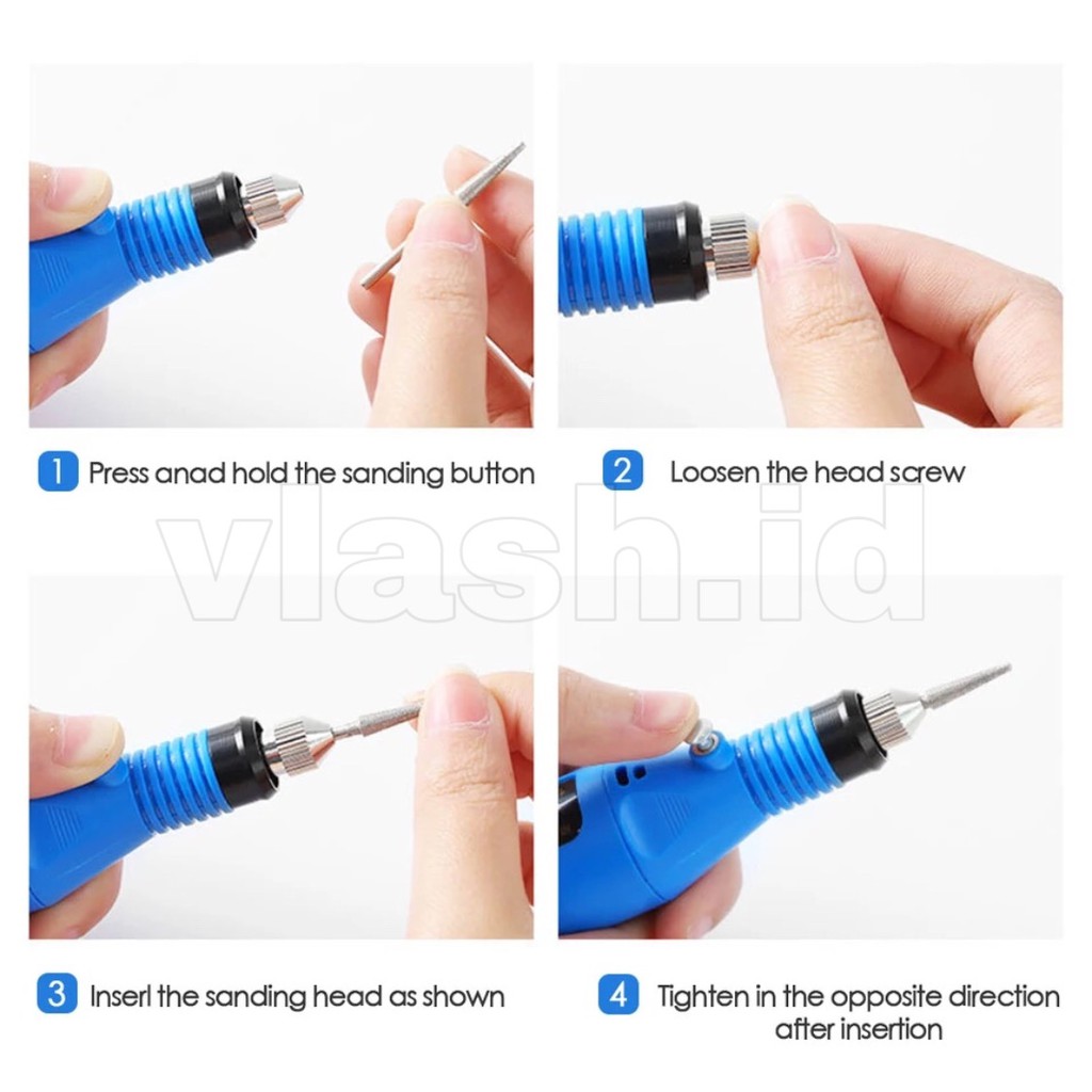 NAIL DRILL ELECTRIK - KIKIR ELEKTRIK