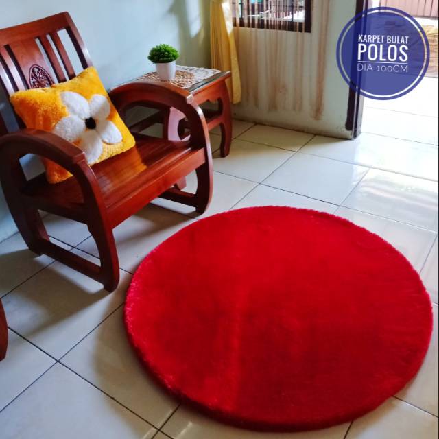 Karpet bulu polos kotak/karpet bulu polos bulat/karpet rasfur