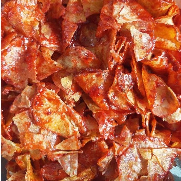 

SNACK AF KILOAN KRIPIK SINGKONG SAMBAL PROMO TERMURAH KEMASAN PACK/REPACK 250GR
