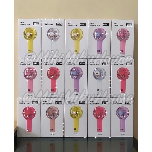 OFFICIAL HANDY FAN BT21 BABY PORTABLE MINI KIPAS BTS ORIGINAL ORI KOREA
