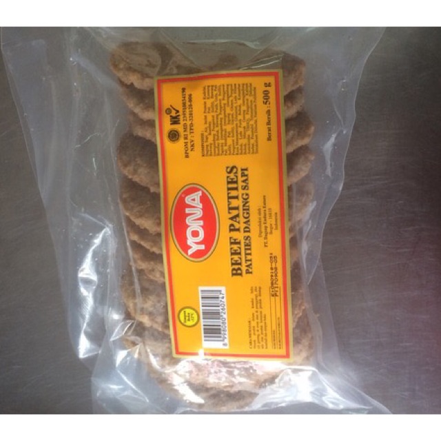 

Yona beef patties 500 g