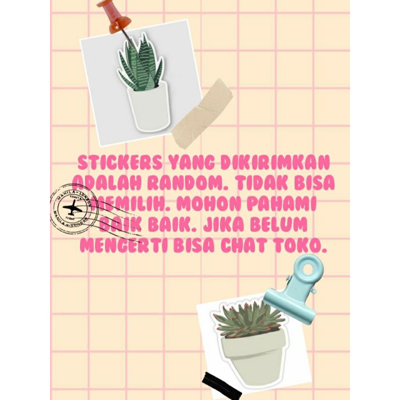 

[PROMO] STICKERS NATURE AESTHETIC SATUAN | STICKERS TUMBLR | GREEN STICKERS