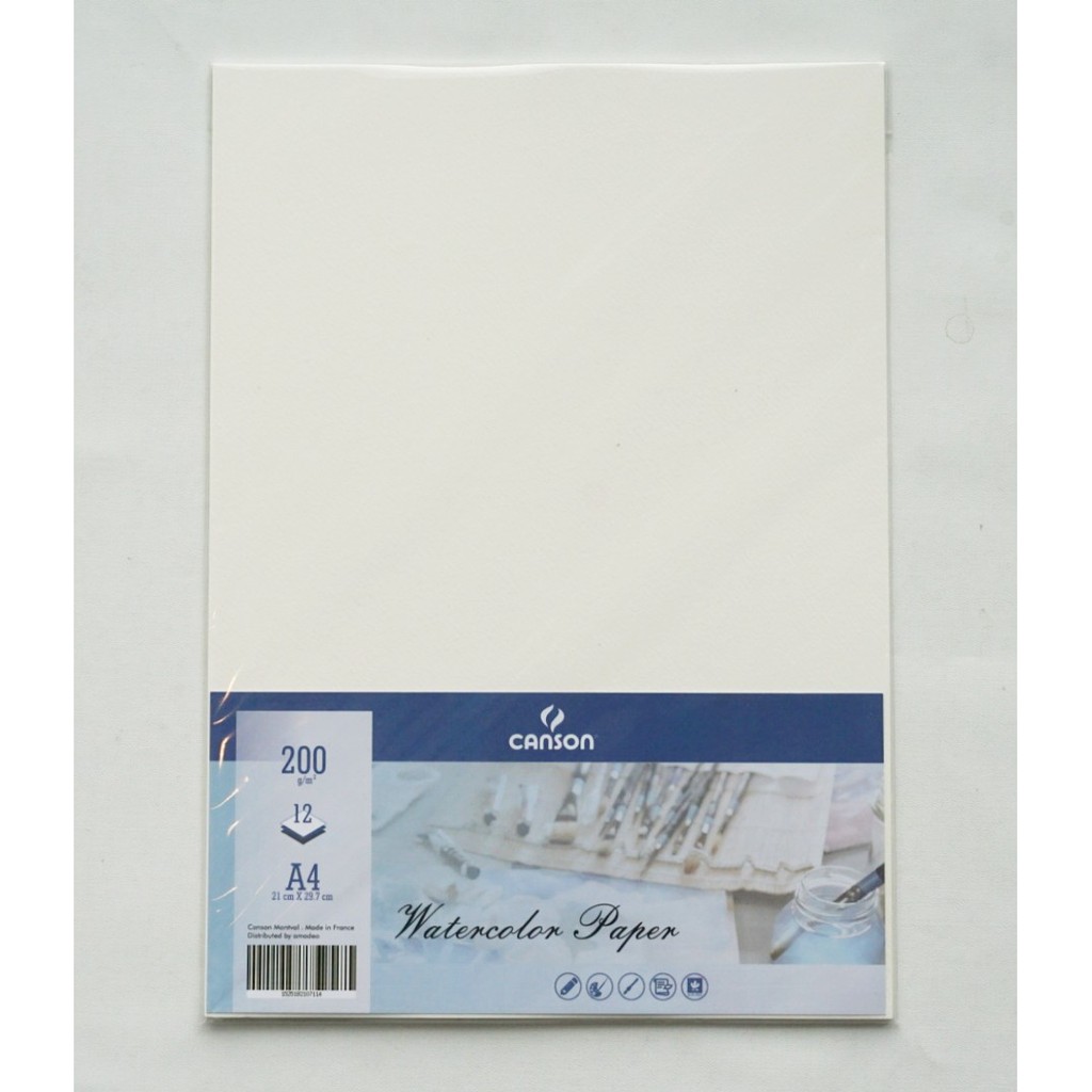 Canson Watercolor Paper A4 200gsm / Canson Montval A4