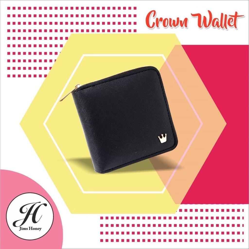CROWN WALLET JIMS HONEY ORI IMPORT FASHION CANTIK CEWE KOREA BERKUALITAS