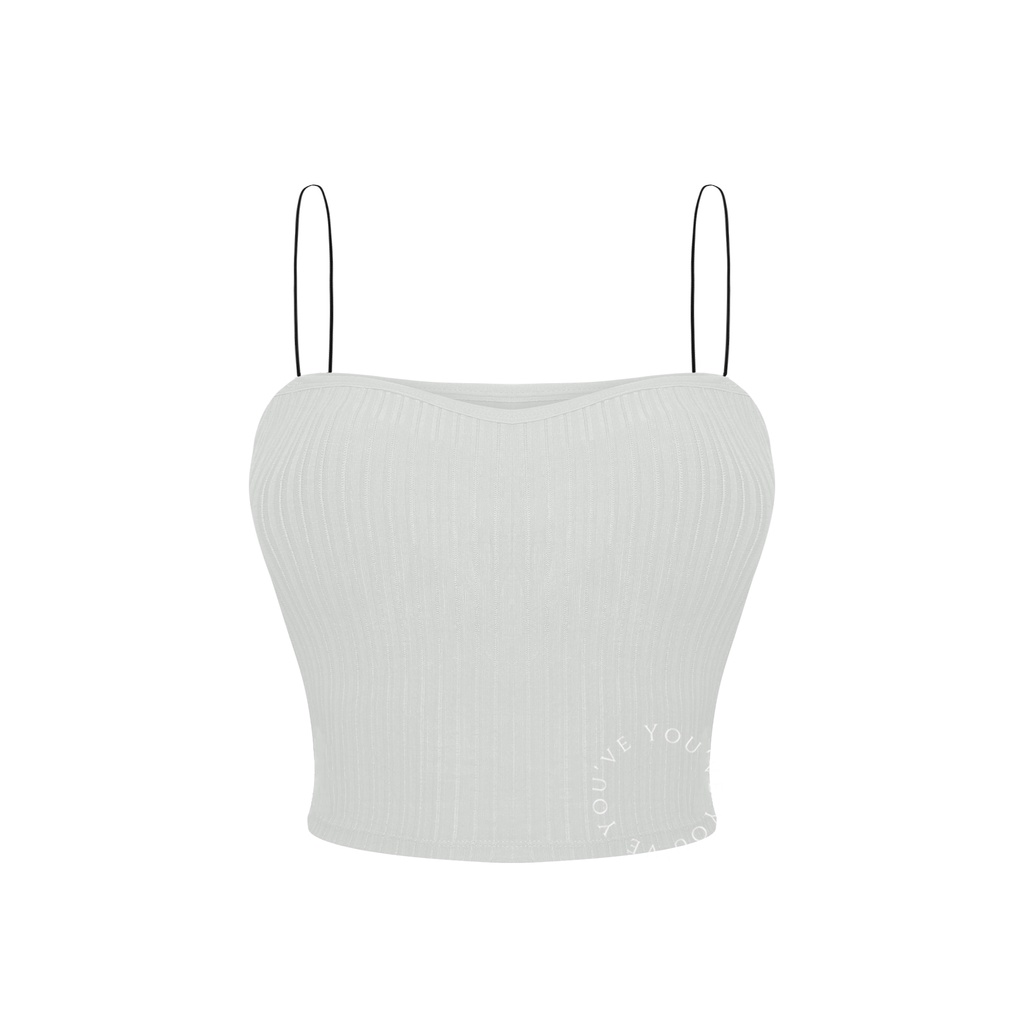 You’ve (YouHave) Tanktop Tali Spaghetti Tank Top Wanita Tali Tipis Busa Bra Sport Bra 100053-2