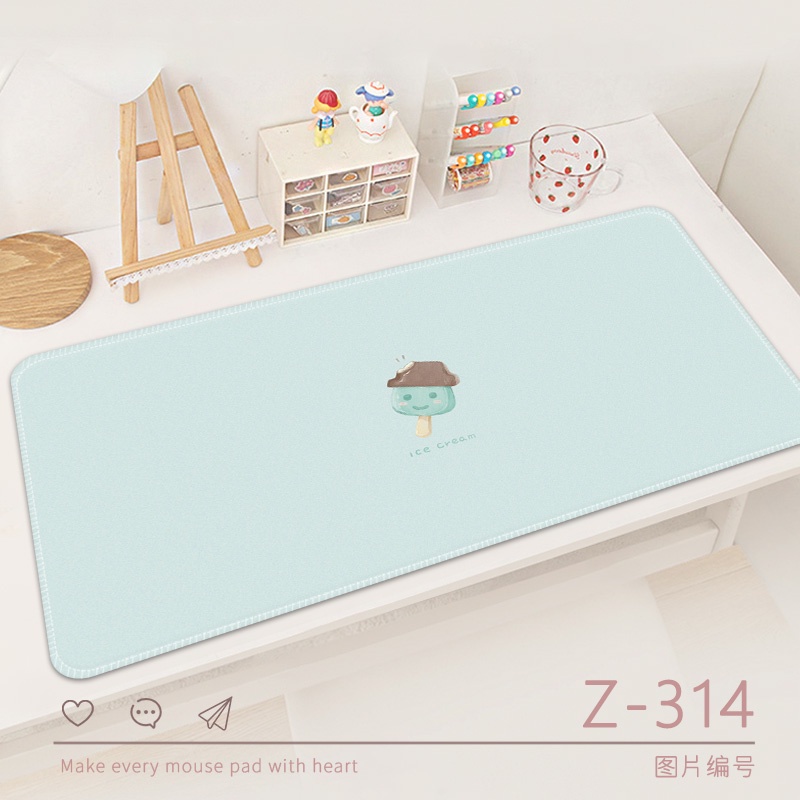 Mouse Pad Ukuran Besar Tebal Motif Kartun Untuk Meja Komputer