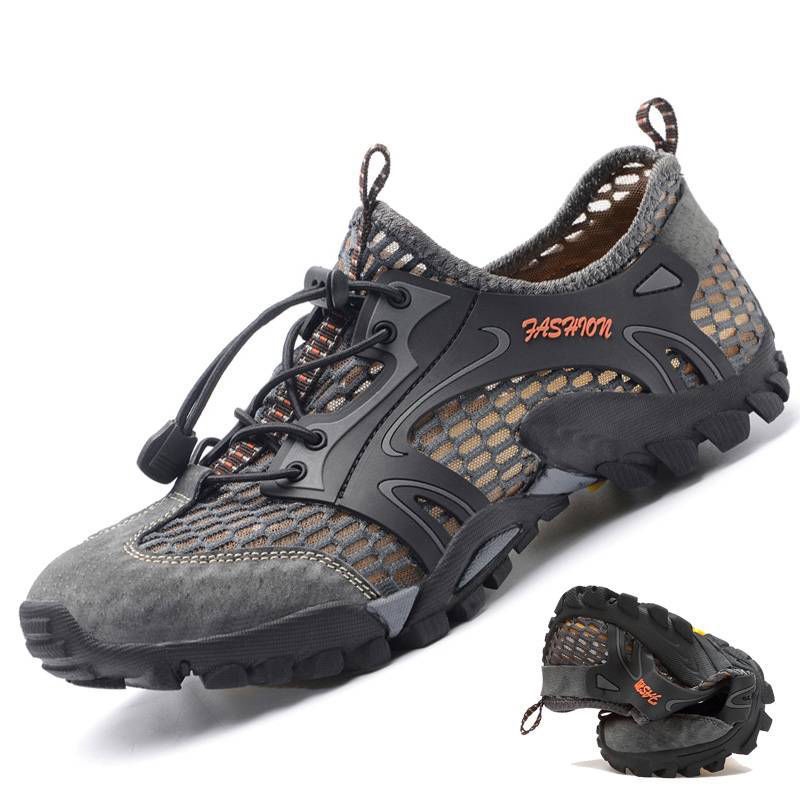 Highland Sepatu Pria Kasual Sneakers Sepatu Hiking Outdoor Fashionable MH103