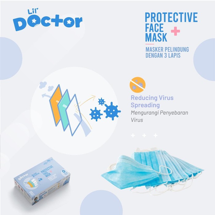 Lil' Doctor - Protective Face Mask 3ply (10pcs)