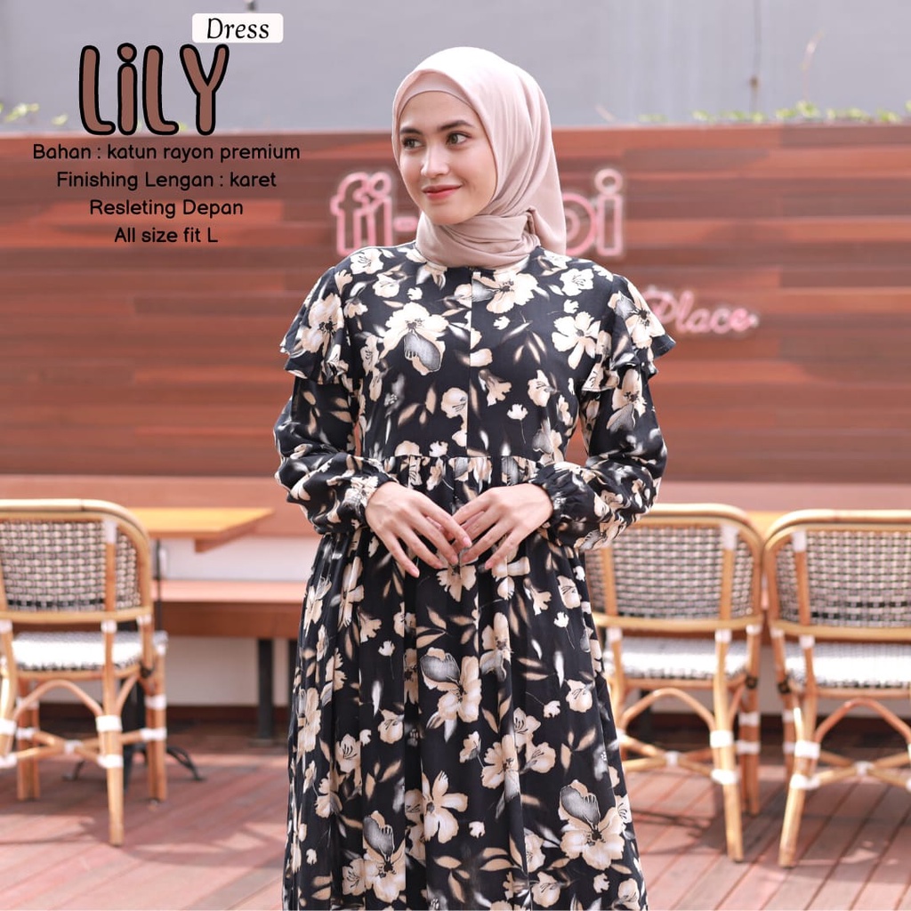 BeautyOne - Homey Dress Lily Gamis Dewasa Jumbo Bahan Katun Rayon Premium Nyaman Dipakai | Bisa Cod