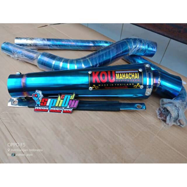 fullsystem Knalpot Racing vixion & new vixion satria FU satria F KOU bluemoon