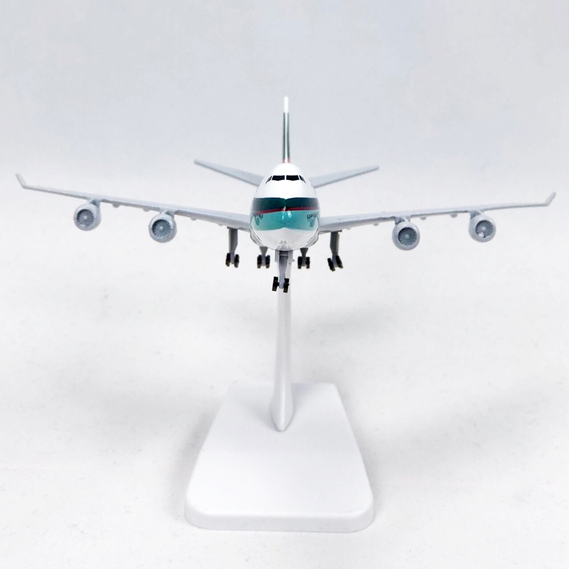 Cathay Pacific Airways B747 Model Pesawat Hong Kong Airliner Boeing B747 Die-cast Bahan Alloy Metal 20CM