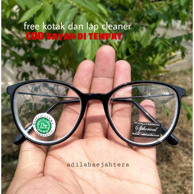 Kacamata Minus -1.00/-4.00 Kacamata Rabun Jauh Cocok Untuk Pria Dan Wanita Kacamata cat eye Terbaru 
