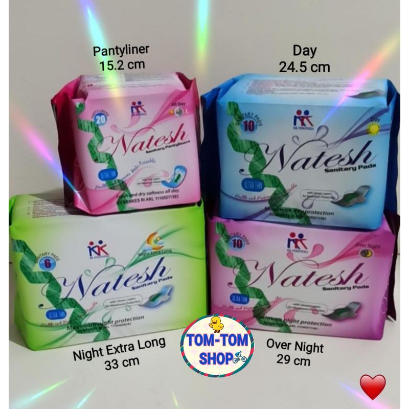 natesh /pembalut kesehatan/pembalut Natesh