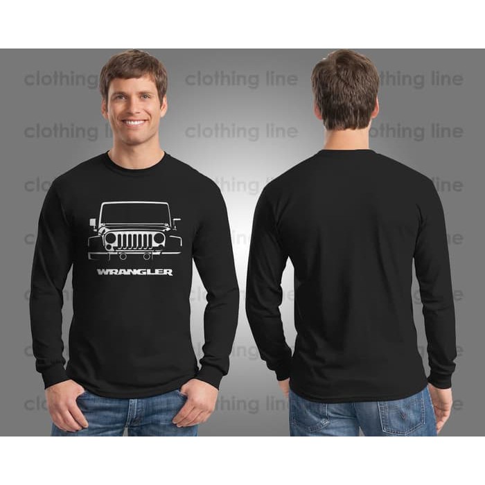 KAOS MOBIL JEEP WRANGLER RUBICON LENGAN PANJANG