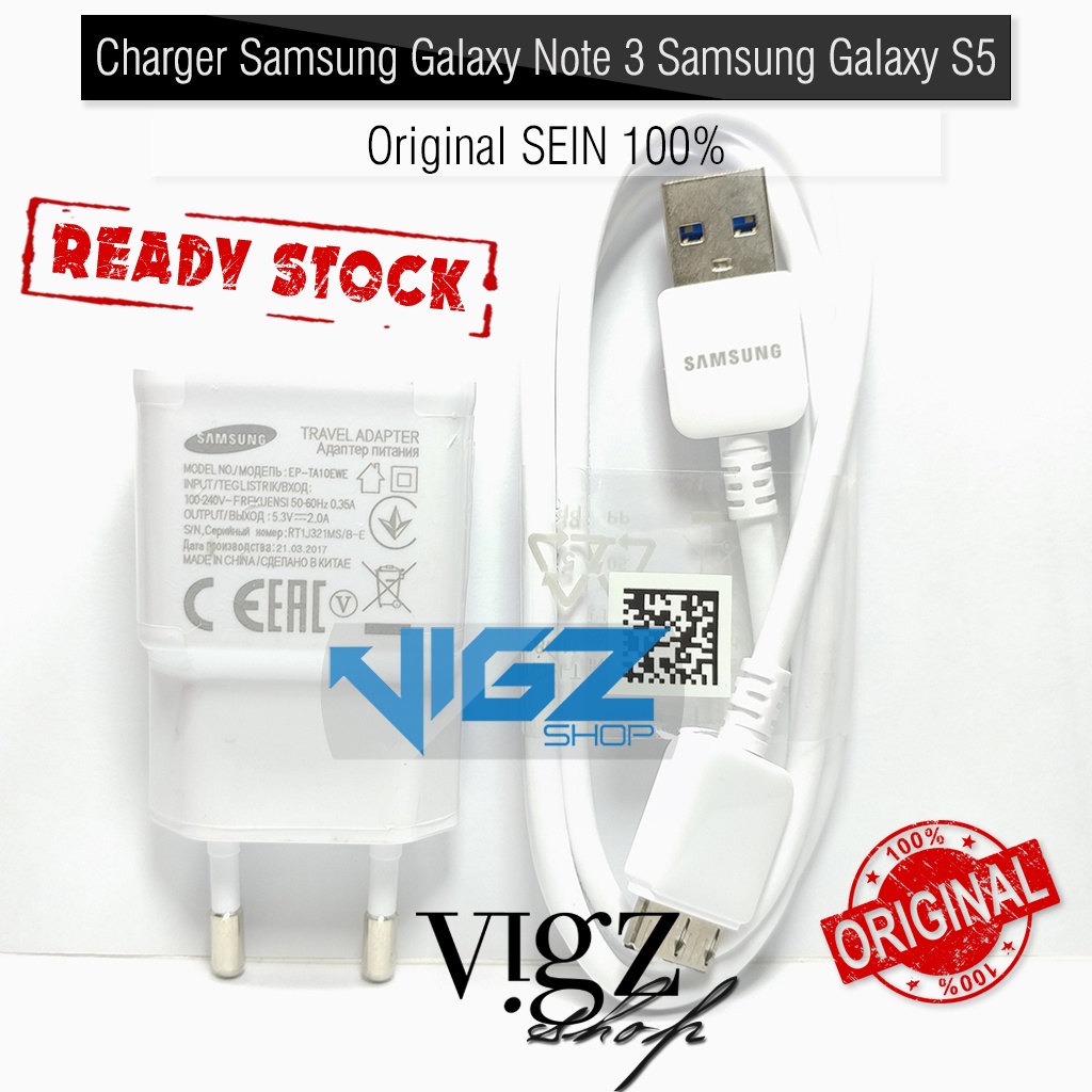 Charger Samsung Galaxy Note 3 / Samsung Galaxy S5 Original SEIN 100%