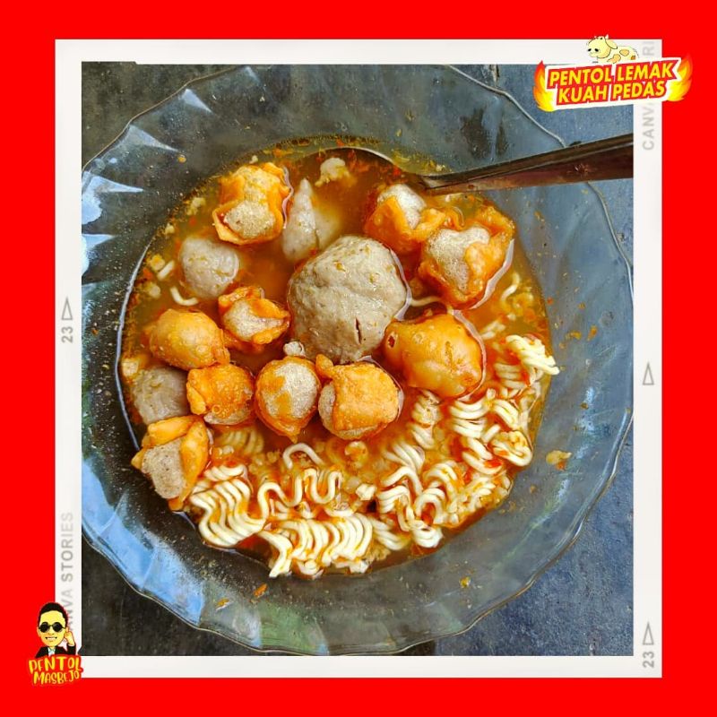 bakso aci | pentol lemak kuah pedas hot nagih