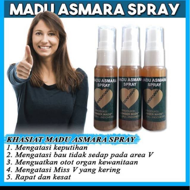 Madu Asmara Spray Perapat dan Pengharum Miss V ORIGINAL DAN AMPUH / Spray Parfum Khusus Wanita Madu